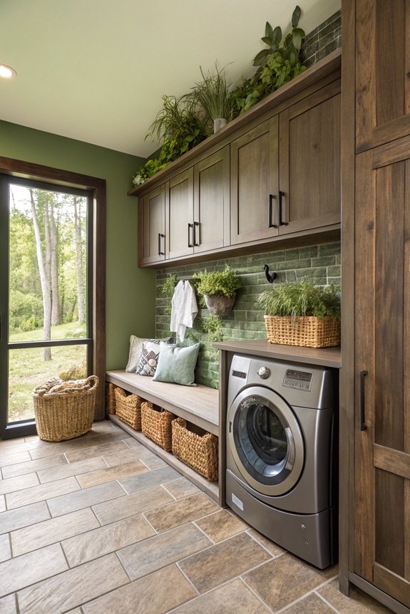eco friendly laundry room design