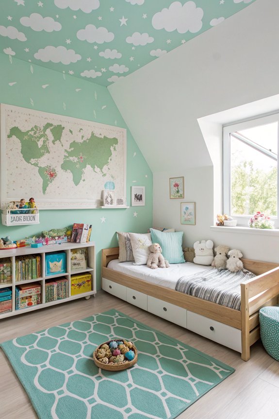 educational elements in bedrooms