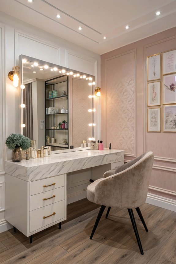efficient beauty application layout