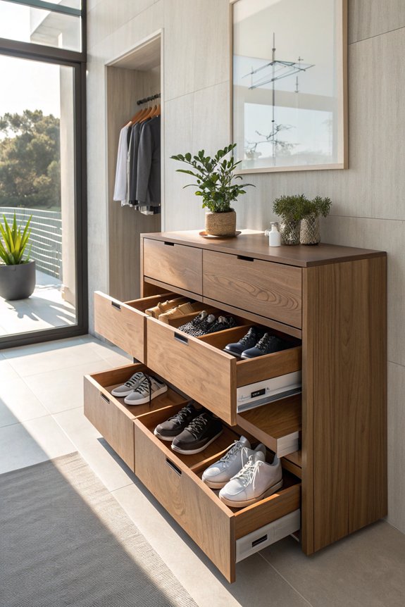 efficient shoe storage solution