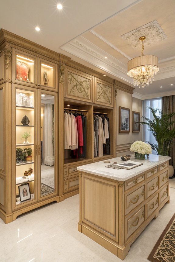 elevate closet with decor