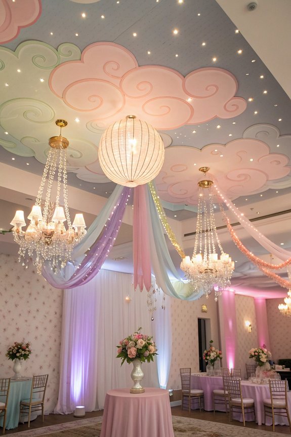 enchanting ceiling display ideas