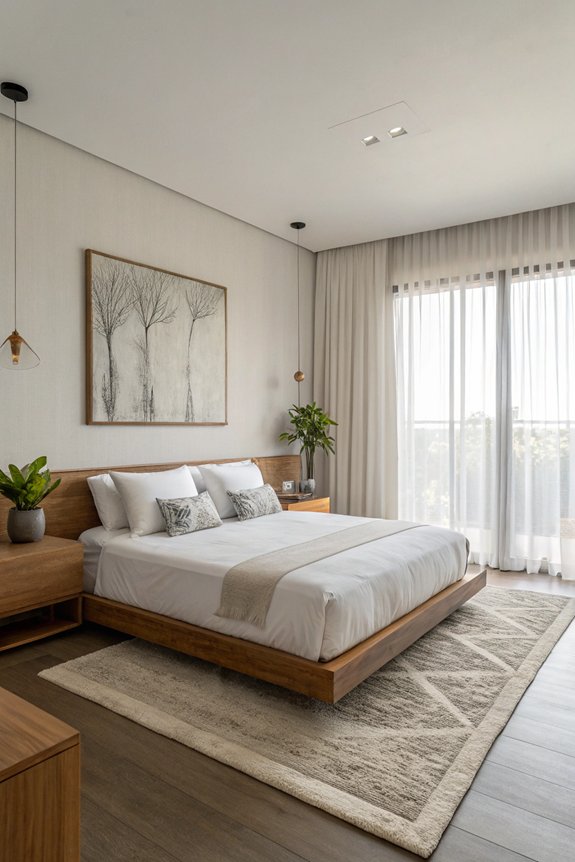 essentially functional bedroom design