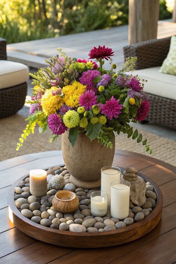 fresh flowers enhance decor