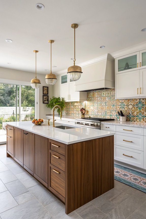 functional mid century kitchen design