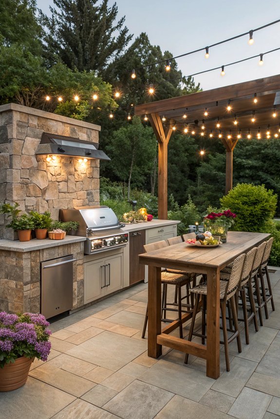 functional outdoor cooking design
