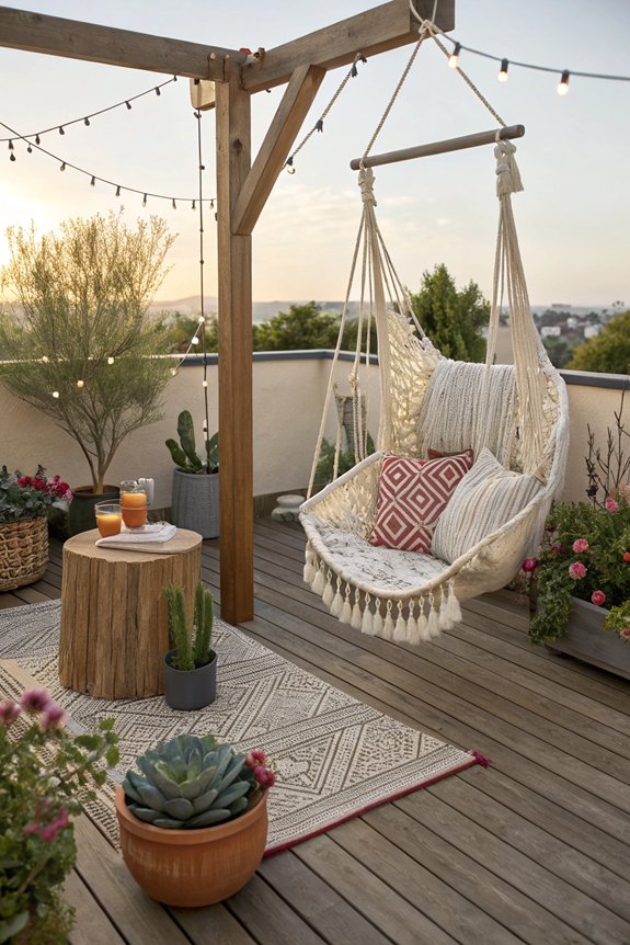 hammock setup for relaxation