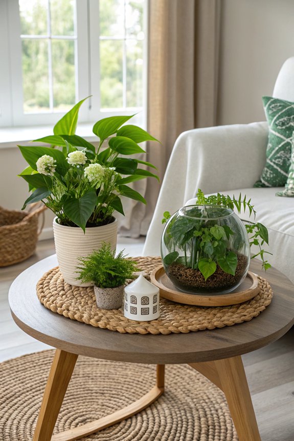indoor plants enhance tranquility