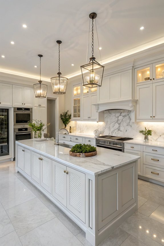 layered lighting enhances ambiance