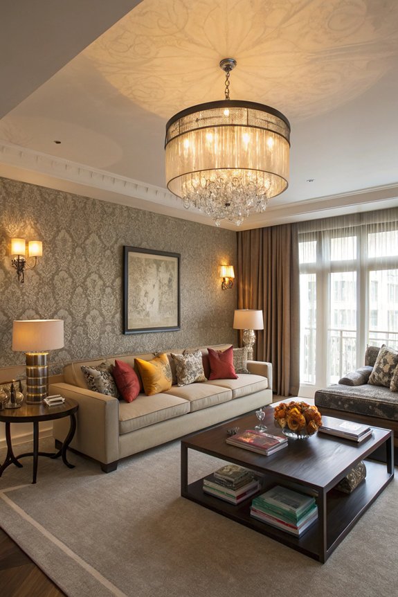 layered lighting for ambiance