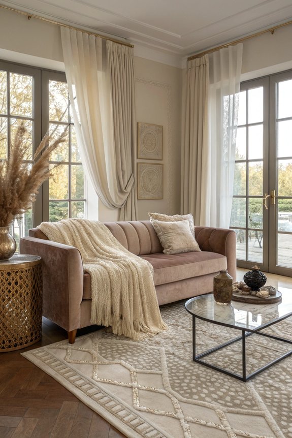 layered textures for elegance