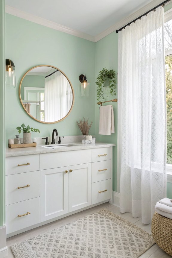 light colors create spaciousness