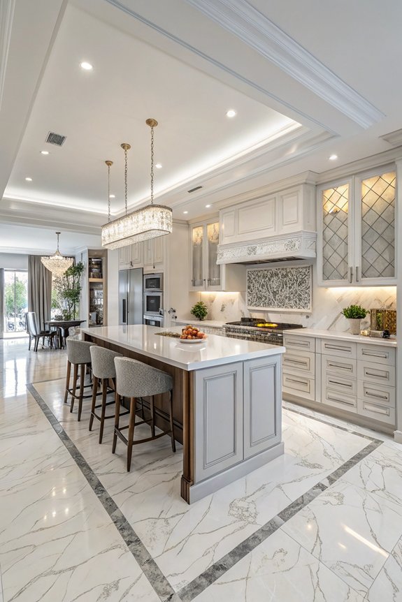 luxurious kitchen flooring options