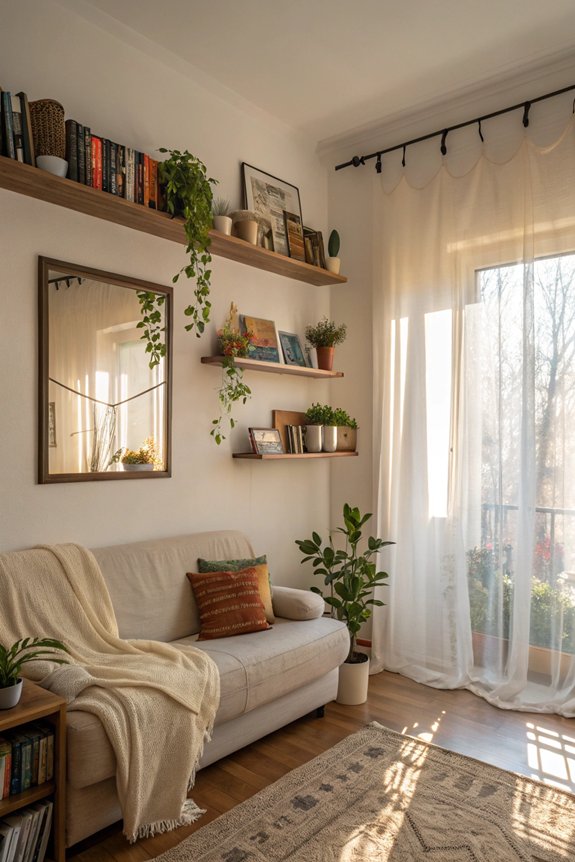 maximize space with wall d cor