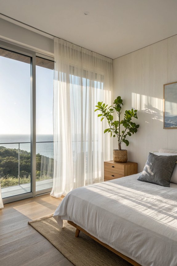 maximize sunlight for tranquility