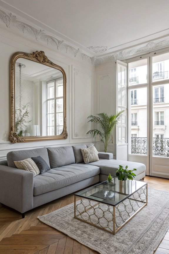 mirrors enhance perceived space