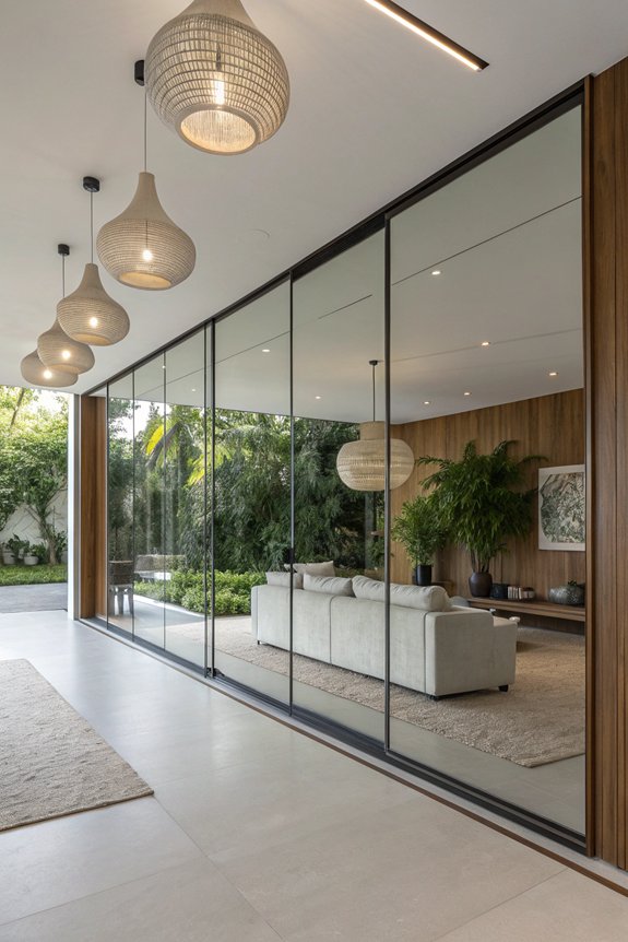 mirrors expand spatial perception