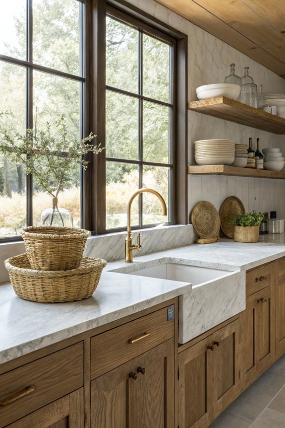 mixing materials for aesthetics