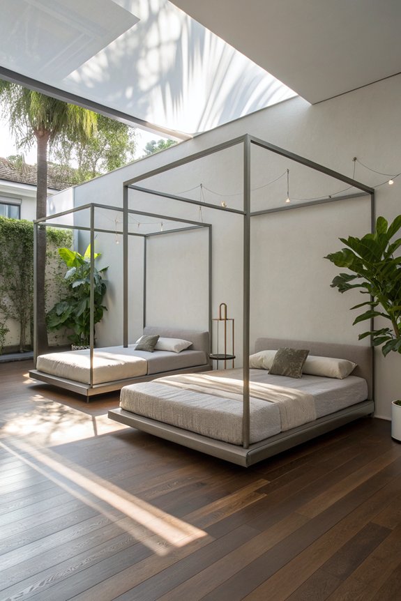 modern space saving bed design