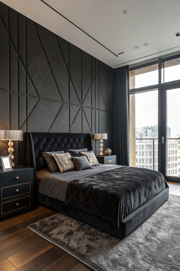 monochromatic elegance in black