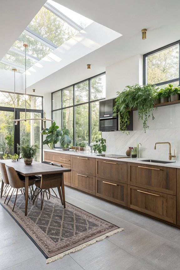 nature inspired kitchen design