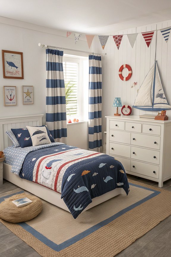 nautical themed toddler room design