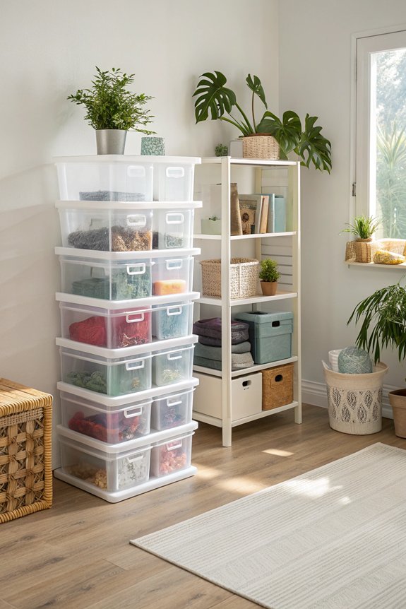 organized stylish visible storage