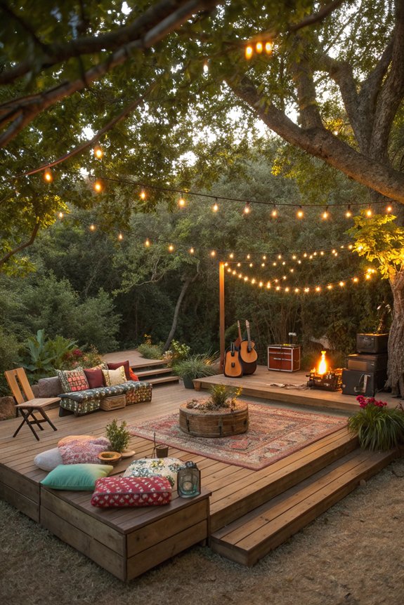 outdoor creative music retreat
