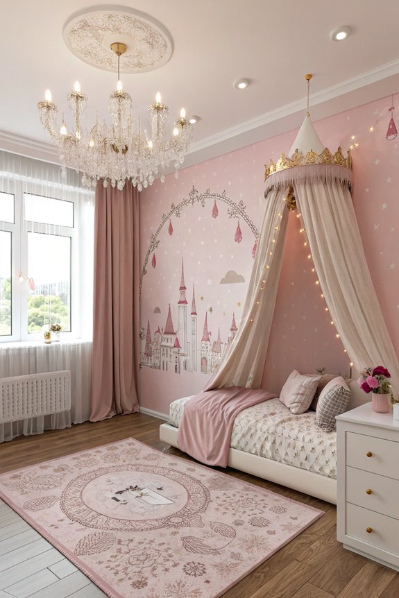princess themed wall decals