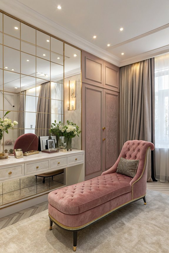 privacy focused dressing area design