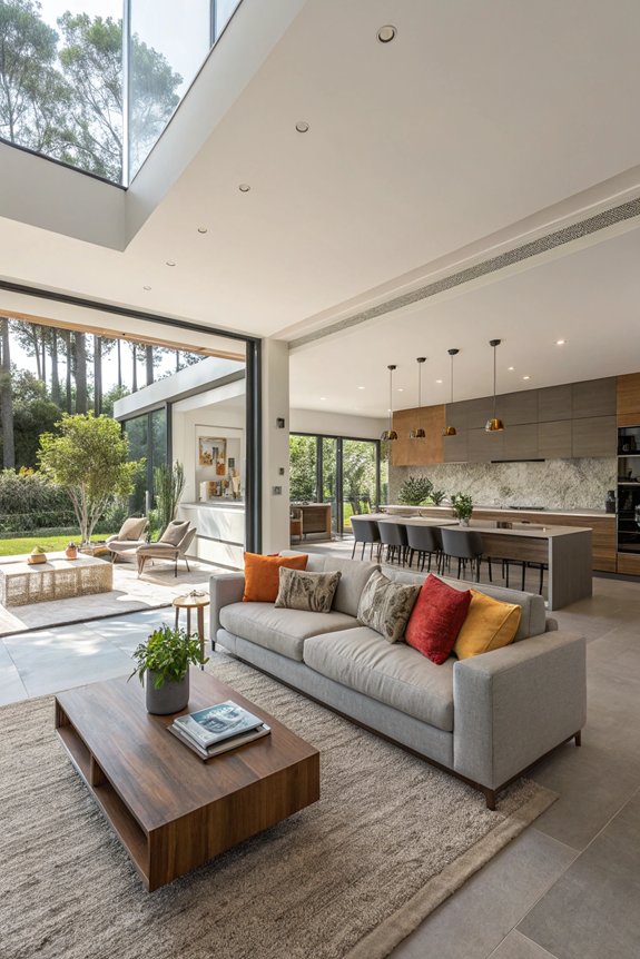 seamless flow inviting spaces