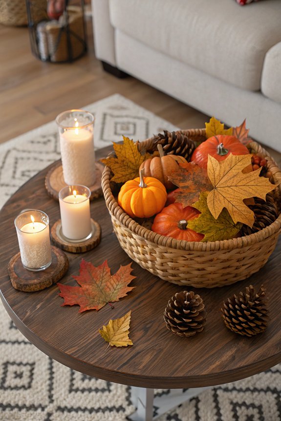 seasonal coffee table refresh