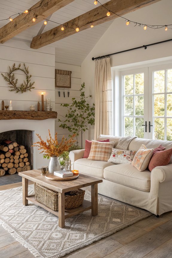 seasonal living room decor