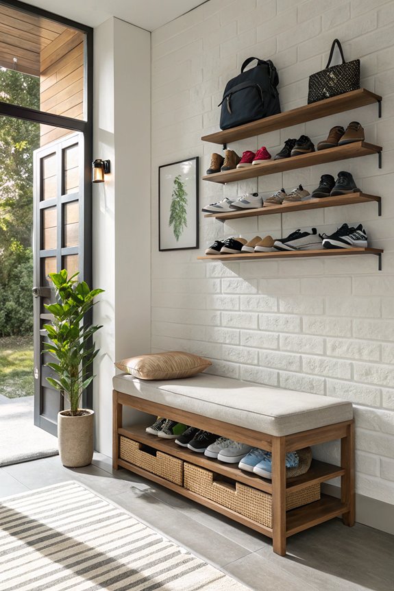 seasonal shoe organization system