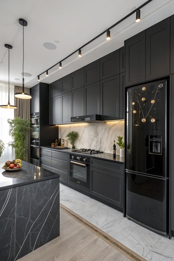 sleek black appliance cohesion