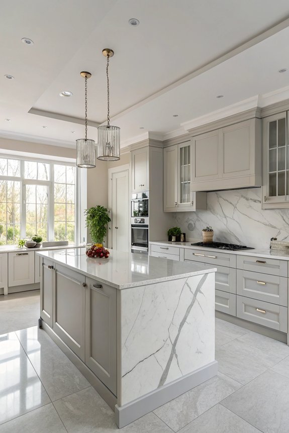 sleek functional kitchen design