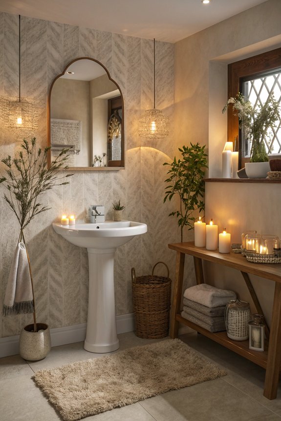 soft lighting for coziness