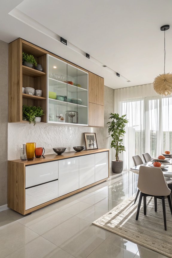 space saving wall mounted storage