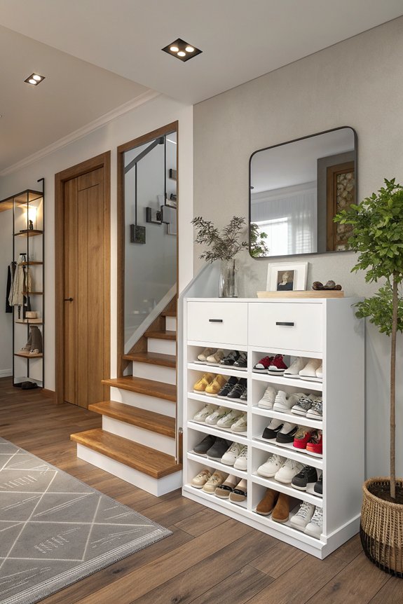 stackable shoe organizers optimize space