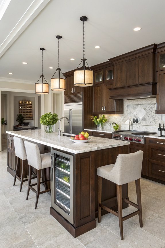 stylish multifunctional kitchen islands