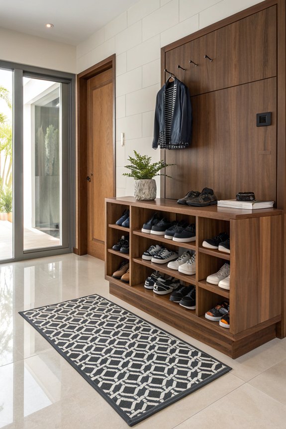 stylish shoe drop zone