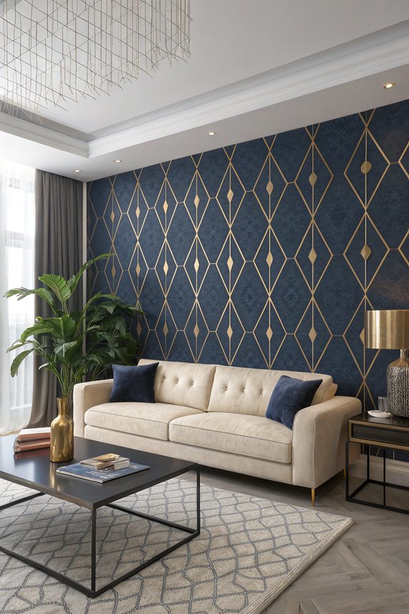 textured wallpapers enhance ambiance