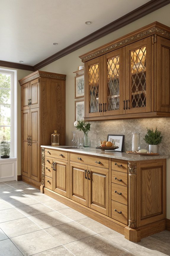 timeless oak kitchen appeal