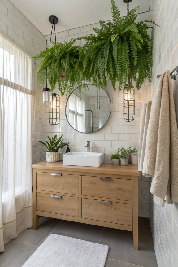 transform small bathrooms with plants