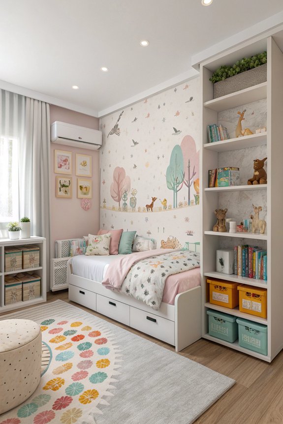 trendy toy and book storage
