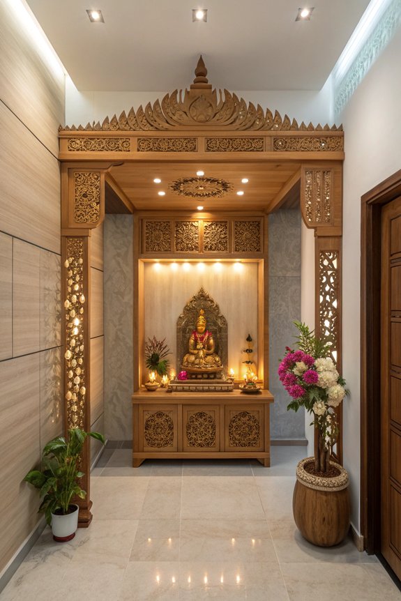 vastu compliant pooja room arrangement