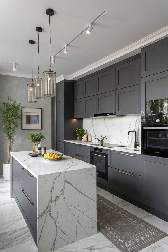 versatile grey kitchen design