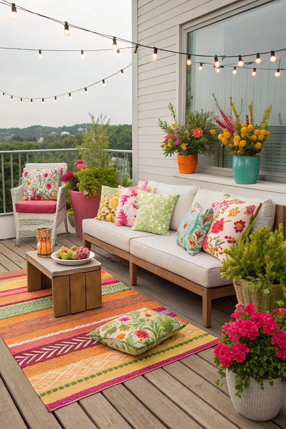 vibrant accessories for ambiance