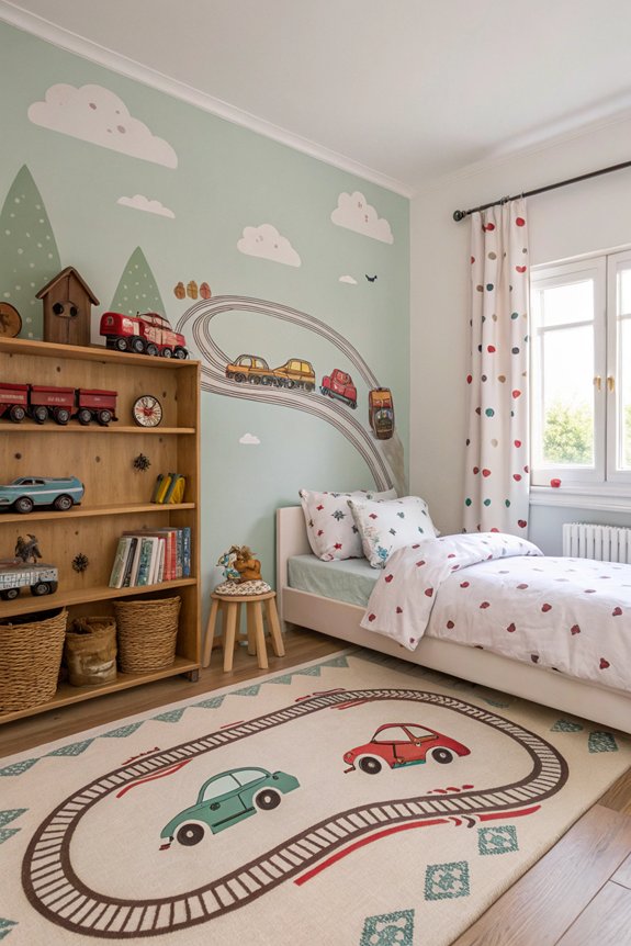 vintage vehicle bedroom design