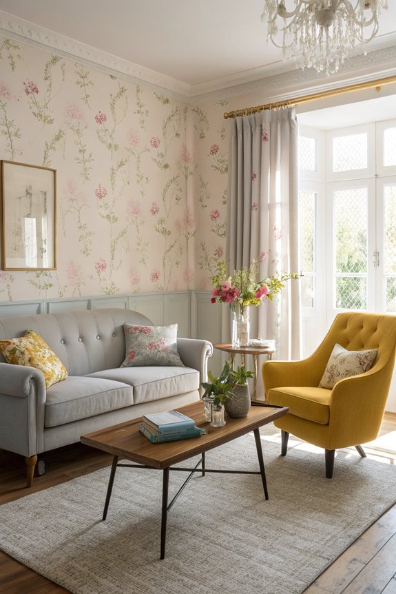 vintage wallpaper for warmth